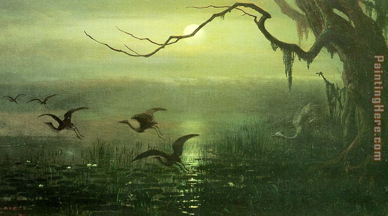 Phantom Crane painting - William Holbrook Beard Phantom Crane art painting